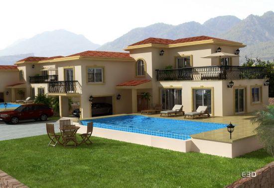 properties for sale in northern cyprus outside view