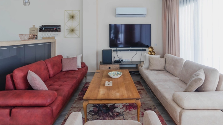 North Cyprus properties for sale livingroom