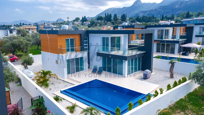 Properties for sale Northern Cyprus pool