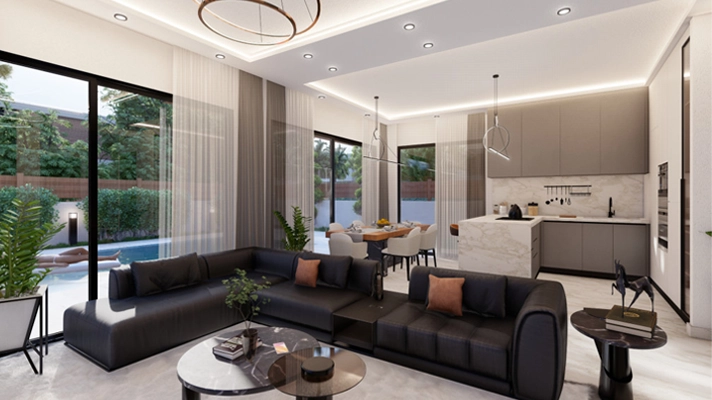 Properties for sale North Cyprus livingroom