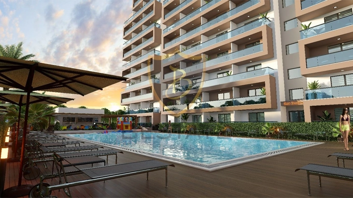 Property for sale in North Cyprus pool