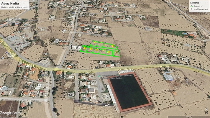 North Cyprus land for sale close to Ercan airport