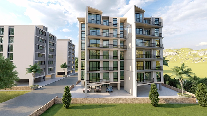 Potential apartments on plot of land for sale near Ercan airport